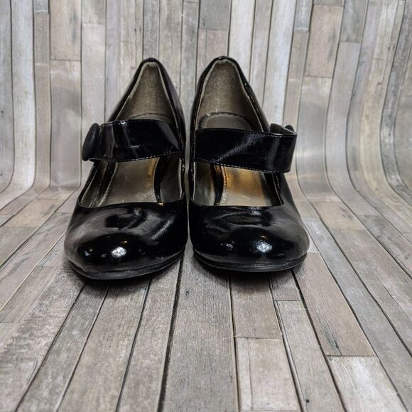 Jaclyn Smith Heel Size 5 Black Kitten - Picture 2 of 8